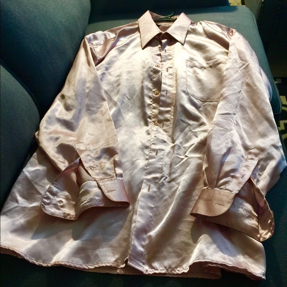 Oversized Silk Shirt